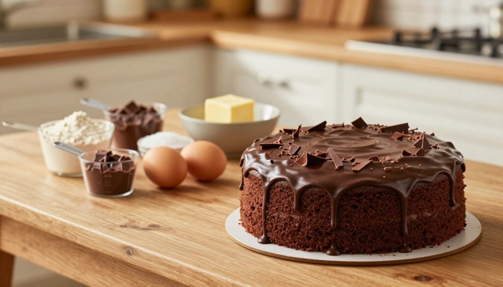 Bolo de Chocolate Fácil: Apenas 5 Ingredientes bolo de chocolate fácil