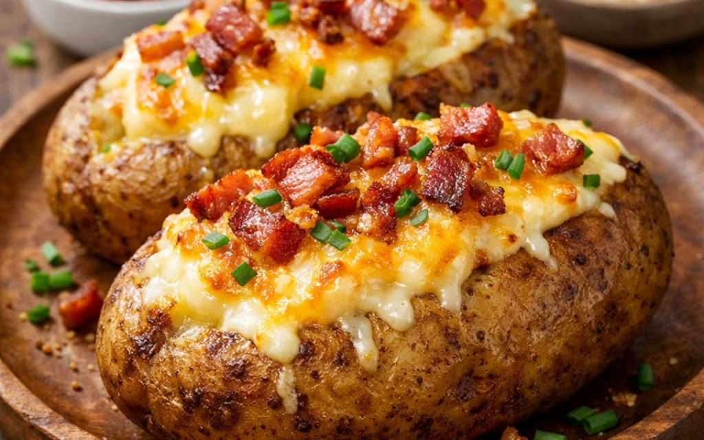 Batata Recheada na Air Fryer