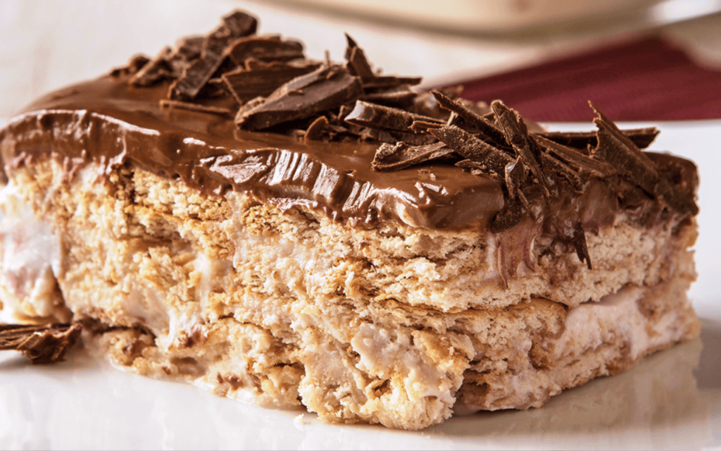 Pavê de Chocolate Simples e Cremoso
